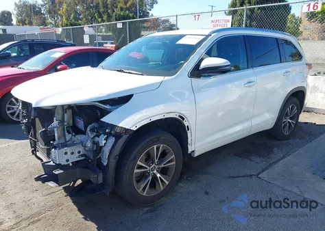 2016 Toyota Highlander Xle V6 from USA, damaged, VIN 5TDKKRFH7GS140431